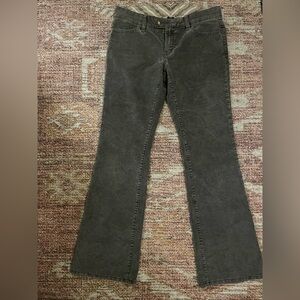 GAP Women's Gray Flare Corduroy Pants